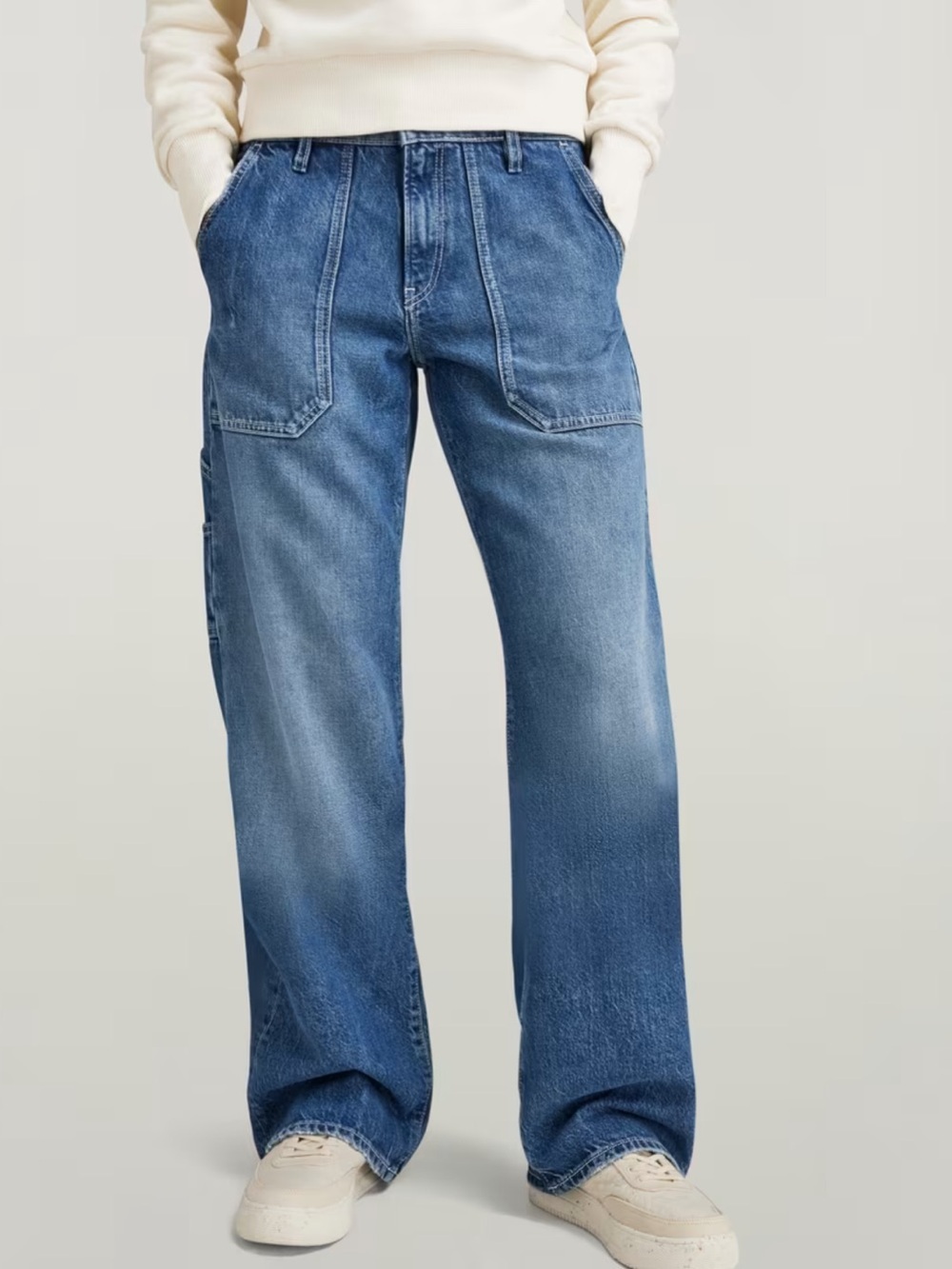 G-Star Women’s Loose Judee Relaxed Fit Blue Carpenter Jeans. NWT 27/32